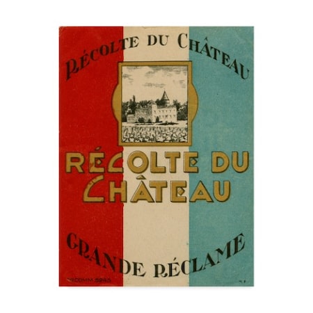 Unknown 'Recolte Du Chateau' Canvas Art,35x47